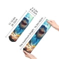 thumbnail image 2 of Salouo Colorful Underwater Shark Pattern Unisex Middle Tube Socks,Middle-Finger Knee High Socks Over The Calf Tube Stocking Crew Stockings for Women and Men Tube Socks, 2 of 8