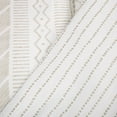 thumbnail image 3 of Lush Decor Hygge Geo Reversible Comforter Taupe/White 5Pc Set Full/Queen, 3 of 11