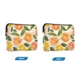thumbnail image 7 of FORMRS 13-13.3 inch Laptop Sleeve Case Soft Carrying Quilted Computer Bag Cover, Beige Citrus Leaves, 7 of 7