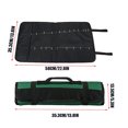 thumbnail image 4 of Yuarrent Estuche ligero multifunción, bolsa de almacenamiento de herramientas de cocina, tela Oxford portátil para Chef, 22 bolsillos, bolsa Organizadores de utensilios de cocina Verde Yuarrent HA001822-03, 4 of 6