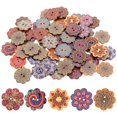 thumbnail image 1 of 100Pcs Wear-resistant Coat Buttons Multi-function Vintage Buttons DIY Craft Buttons, 1 of 4