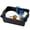 Black / Deep Tub / 1 Count, variant on Restaurantware-TUB ONLY: RW Clean 22 Inch x 15.7 Inch Bus Tub, 1 Deep Bus Box - Lid Sold Separately, With Handles, Black Plastic Restaurant Tub, Heavy-Duty, For Kitchen Organization