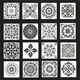 thumbnail image 3 of 16pcs / Set Plantilla de pintura de mandala de corte de plantilla reutilizable Pintura de de pared de piso (6x6 pulgadas), 3 of 9