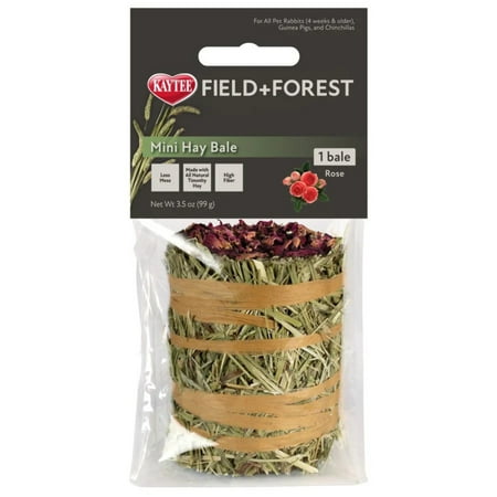 UPC: 0071859005980 | Kaytee Field+Forest Mini Hay Bales Rose