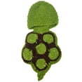 thumbnail image 2 of Worgeous FOXNOVO Tortoise Style Baby Infant Newborn Handmade Crochet Beanie Hat Clothes Baby Photograph Props (Green), 2 of 8
