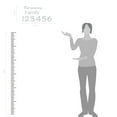 Giant DIY Growth Chart Kit Height Wall Ruler Decal Sticker