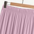 thumbnail image 6 of Ynynloco Modal Flowy Wide Leg Palazzo Pants for Women - Casual Soft High Waist Lounge Pants Loose Comfy Stretchy Trousers, 6 of 7