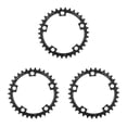 thumbnail image 1 of Wosthever Juego de bielas de bicicleta plegable de aleación portátil elegante anodizado profesional 110BCD bielas de bicicleta al aire libre parte de 34T 3piezas Wosthever CBP229112, 1 of 6