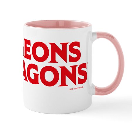 

CafePress - Dungeons And Dragons Red Logo - 11 oz Ceramic Mug - Novelty Coffee Tea Cup