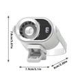 thumbnail image 3 of Outdor Air Conditioning Fan 2026 USB Charging Fan Functional LED Display Screen Fan Portable 360° Rotating Fan Suitable For Camping Suitable For Drivers And Passengers, 3 of 4