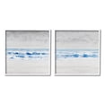 thumbnail image 4 of Stupell Industries Abstract Rolling Beach Waves Nautical Shoreline Landscape Painting White Framed Art Print Wall Art, Set of 2, Design by Tim OToole, 4 of 5