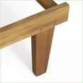 thumbnail image 5 of Outdoor Chaise Lounge with Cushion, Acacia Wood Teak Finish | Teak | Solid Back, 5 of 11