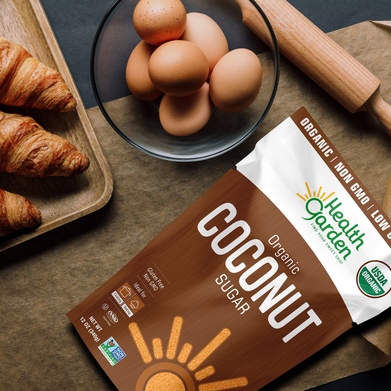 Health Garden Organic Palm Coconut Sugar, 3 lb - Walmart.com
