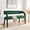 Green, variant on Modway Pinnacle Performance Velvet Accent Bench in Brown