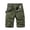 Army Green, variant on Mens Casual Twill Cargo Work Shorts Cotton Classic Cargo Stretch Short with 6 Pockets(No Belt)