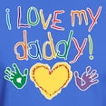thumbnail image 3 of CafePress - I Love My Daddy Dark T Shirt - Men's Classic Graphic Cotton T-Shirt, 3 of 4