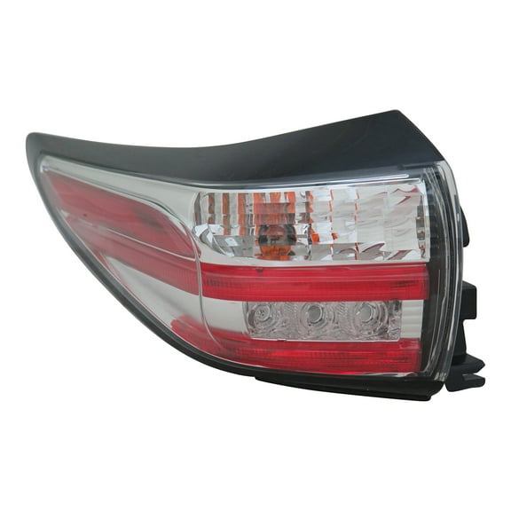 KAI New CAPA Certified Standard Replacement Driver Side Outer Tail Light Assembly, Fits 2015-2018 Nissan Murano