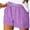 z2-Pink, variant on RQYYD Women Casual Plus Size Shorts Solid Elastic Waist Drawstring Shorts Summer Beach Lightweight Short Lounge Pants with Pockets