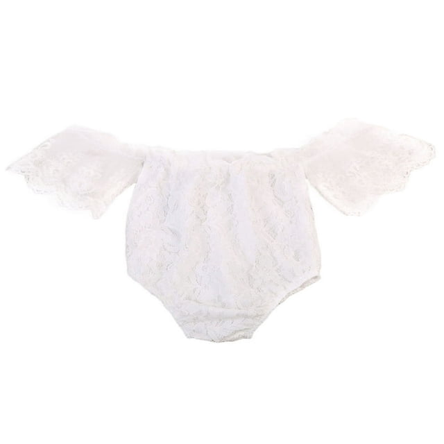 Baby Girls Lace Off Shoulder Lovely Jumpsuit Outfits