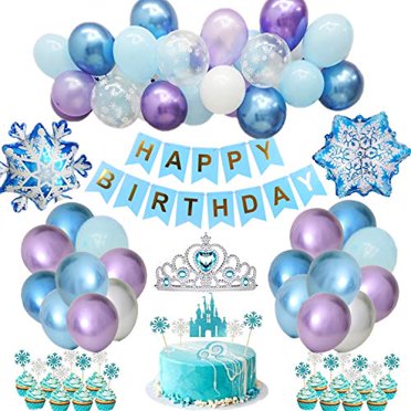 Transportation Birthday Decoration Kit Car Train Plane Happy ay Party Banner With Mylar Balloons Cupcake Toppers Walmart Com