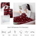 thumbnail image 4 of Christmas Throw Flannel Blanket 40x60In Snowman Christmas Tree Forest Winter Snow Red Plaid Super Soft Cozy Bed Blanket, Lightweight Plush Fuzzy Bed Throw for Bedroom Sofa Couch Living Room, 4 of 4