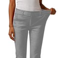 thumbnail image 6 of gbyLJF Women's Stretch Capri Pants with Pockets Casual Straight Fit Cropped Pant Travel Athletic Work Pant, 6 of 8