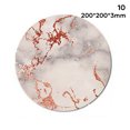 thumbnail image 3 of CAROOTU Marble Round Mouse Pad Marble Premium-Textured Mouse Mat Washable Mousepads Non-Slip Rubber 200*200*3mm, 3 of 7