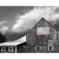 thumbnail image 2 of McLoughlin, James 24x20 Gold Ornate Wood Framed with Double Matting Museum Art Print Titled - Flags of Our Farmers VII, 2 of 4