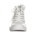 thumbnail image 2 of Womens Aldo Kaia Hidden Wedge Fashion Sneakers, White, 5 US / 35 EU, 2 of 5