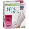 Cara Vinyl Gloves, Large, 50 Count