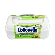 Cottonelle Soothing Clean Flushable Moist Wipes with Aloe & E, 36 count