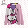 thumbnail image 1 of Vêtements de Sport pour Adolescent couple Décontracté Mode Hello Kitty Sweat à Capuche Automne Tenue Parent-Enfant HOEMLIN, 1 of 5
