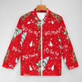 thumbnail image 5 of Lightweight Jacket for Men - Christmas Deer 1 Cuteness Casual Zip Up Bomber Jacket Men Spring Fall Windbreaker Coat with Pocket, 5 of 6