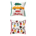 thumbnail image 1 of 2 uds funda de almohada de Navidad funda de almohada con decoración de cremallera BLESIY Fundas de almohada, 1 of 8