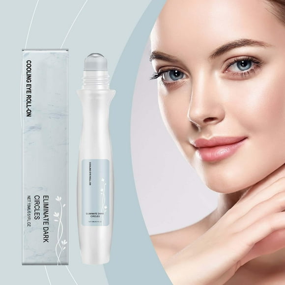 Herunwer Anti-Aging Under Eye Cream, Cooling Eye Roll On Serum for Dark Circles, Wrinkles and Puffiness, Daily Hydrating Lifting Eye Cream for Smoothing Fine Lines