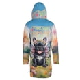 thumbnail image 2 of Welcome Spring Fairy French Bulldog in Flower Meadow All Over Print 3D Hooded Duffle Toggle Coat Dog Lover Gifts - 13002, 2 of 6
