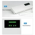 thumbnail image 3 of 8-Channel Concentrator Hub Controller 8 Sub-chamber Electric Valve Control Box for Underfloor Heating System Air Conditioner Controller Gas Boiler Circulating Pump Water Boiler, 3 of 7
