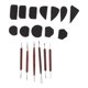 thumbnail image 1 of EVA Cup Handle Molds, Pottery Cup Handle Making Tool with Double Sided Clay Sculpting Tool, 1 of 4