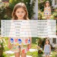 thumbnail image 3 of KPOPLK 1T 2T 3T 4T 5T Infant​ Toddler Baby Girl Floral Outfit Sleeveless Waffle Cami Tank Ruffle Tops Wide Pants Summer Clothes(18-24 Months,Blue), 3 of 6