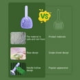 thumbnail image 6 of Plastic Cat Litter Scoop with Caddy Pet Care Sand Waste Scooper Shovel Hollow Litter Scoop Shovel Deep Scoop Shovel Reptile Litter Cleaner Scoop for Sifting Kitty Cats Litter, 6 of 7