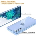 thumbnail image 4 of for Samsung Galaxy S20 FE 5G Case with HD Screen Protector Shockproof Protection,  Love Heart Plating Girly Women Cute Soft TPU Luxury Elegant Case for Samsung Galaxy S20 FE 5G, Blue, 4 of 14