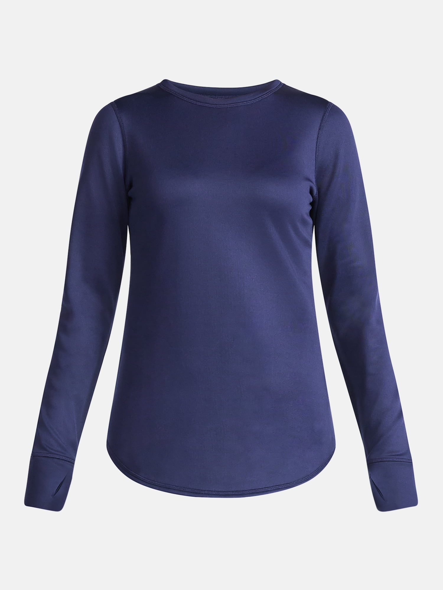 ClimateRight by Cuddl Duds Women's Warmer Thermal Guard Base Layer Crew Neck Base Layer Top, Sizes XS to 4X