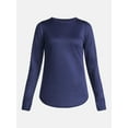 thumbnail image 5 of ClimateRight by Cuddl Duds Women's Thermal Guard Base Layer Crew Neck Top, Sizes XS to 4X, 5 of 5