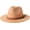 Z-camel, variant on Girls  Wide Brim  Felt Bowler Cap Bowknot Floppy Fedora Hat