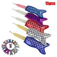 thumbnail image 2 of 15pcs Reusable Mermaid Ice Lolly Pole Holder Freezer Sleeve Cover Protector Tool, 2 of 4
