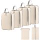 thumbnail image 2 of XWSHYW Almacenamiento de Ropa y Armarios. Bolsa de Almacenamiento de Viaje Portátil, Bolsa de Compresión para Seis Piezas, Artículos de Tocador, Cosméticos, Ropa, Zapatos, Bolsa de Almacenamiento de, 2 of 6