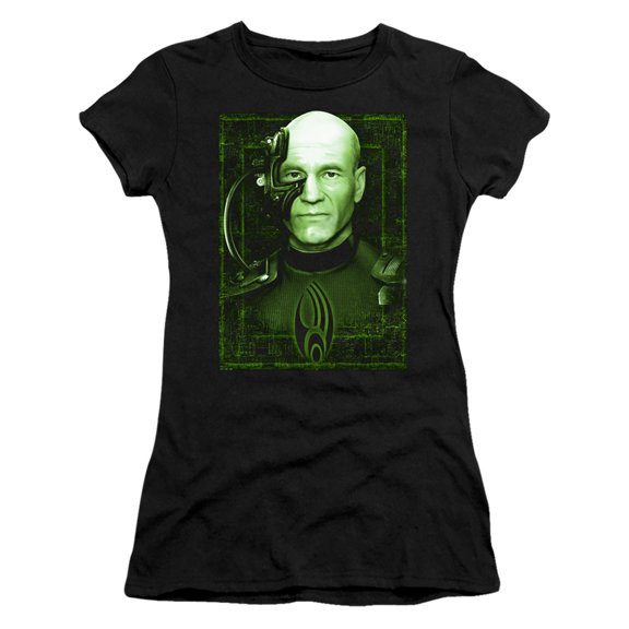 Star Trek - Locutus Of Borg - Juniors Teen Girls Cap Sleeve Shirt - X-Large