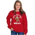 thumbnail image 3 of Xmas Let's Get this Bread Gingerbread Sweatshirt for Men or Women Brisco Brands 5X, 3 of 6