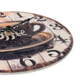 thumbnail image 6 of VOCOO 8'' Coffee Round Wall Clocks, Wooden Silent Non Ticking Industrial Analog Clock for Kitchen Home Office Bedrooms (with Hook), 6 of 7