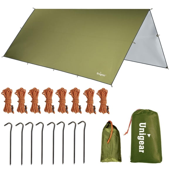 Lona Impermeable para Hamaca Unigear para Camping 4.9/4.4/4/3m Protección UV